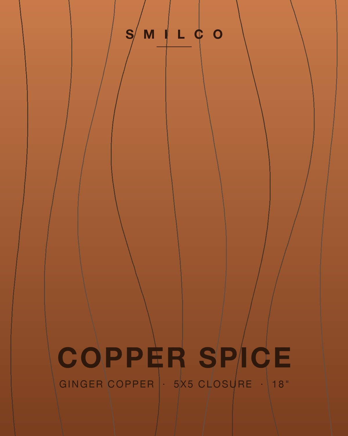 Copper Spice — Ginger Closure Wig